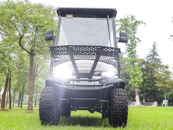 detalles de los carros de golf